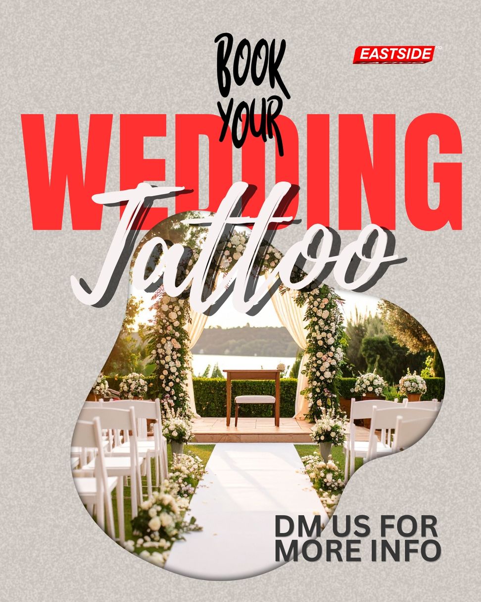 Plakat: Book your Wedding Tattoo